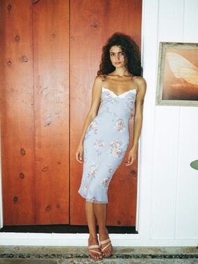 realisation par lace dress Realisation Par Kelly Green Lace Dress by Realisation Par